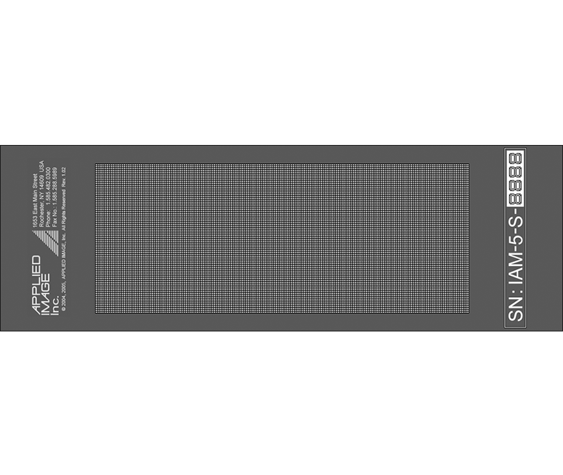 Image Analysis Stage Mapping / Grid Pattern (IAM-5)