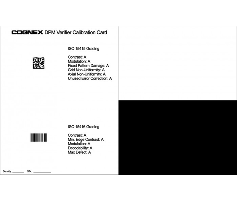 Cognex DPMV-CALCARD Verifier Calibration Card (320-0051)